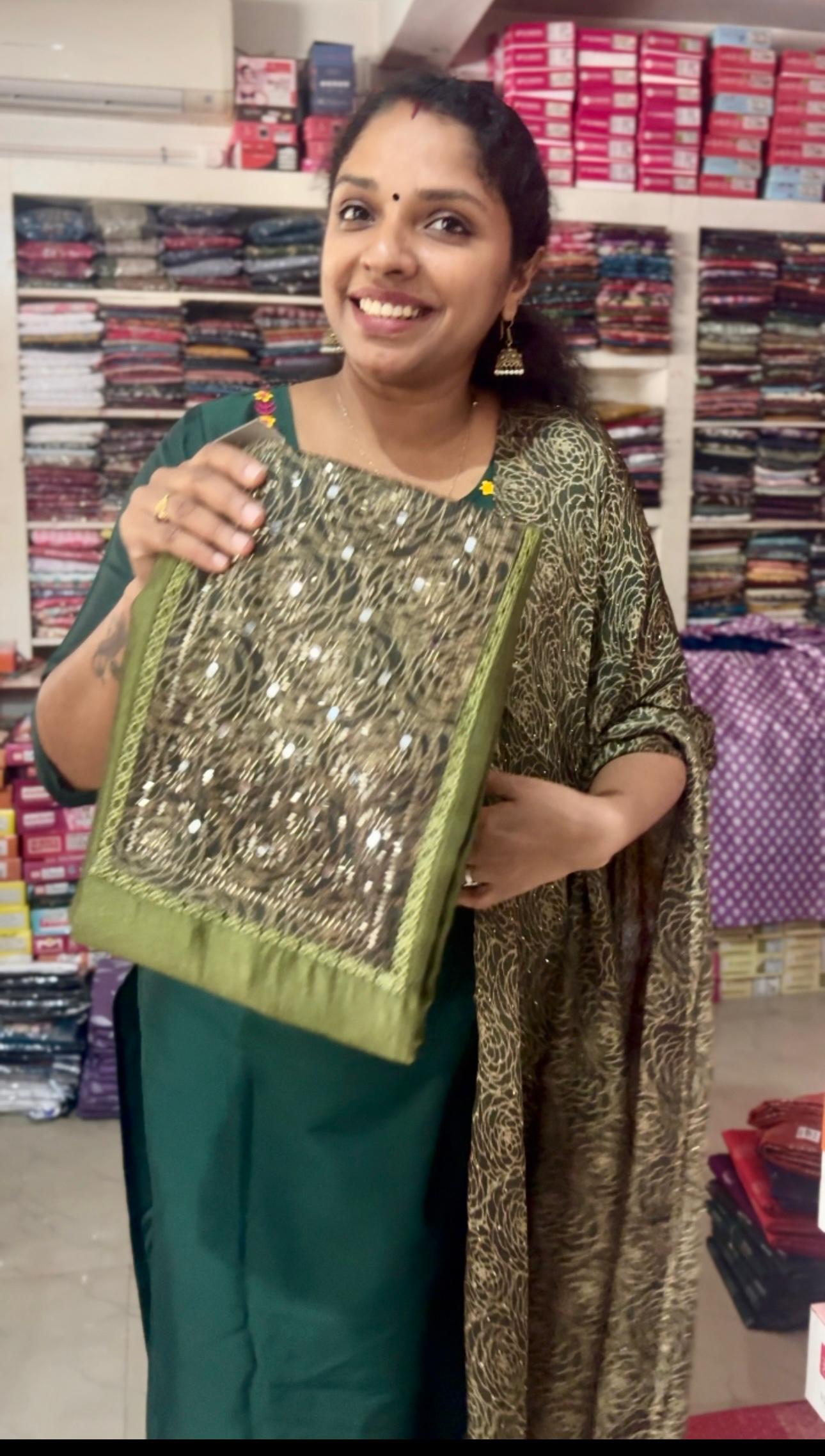 Churidar material MNC675