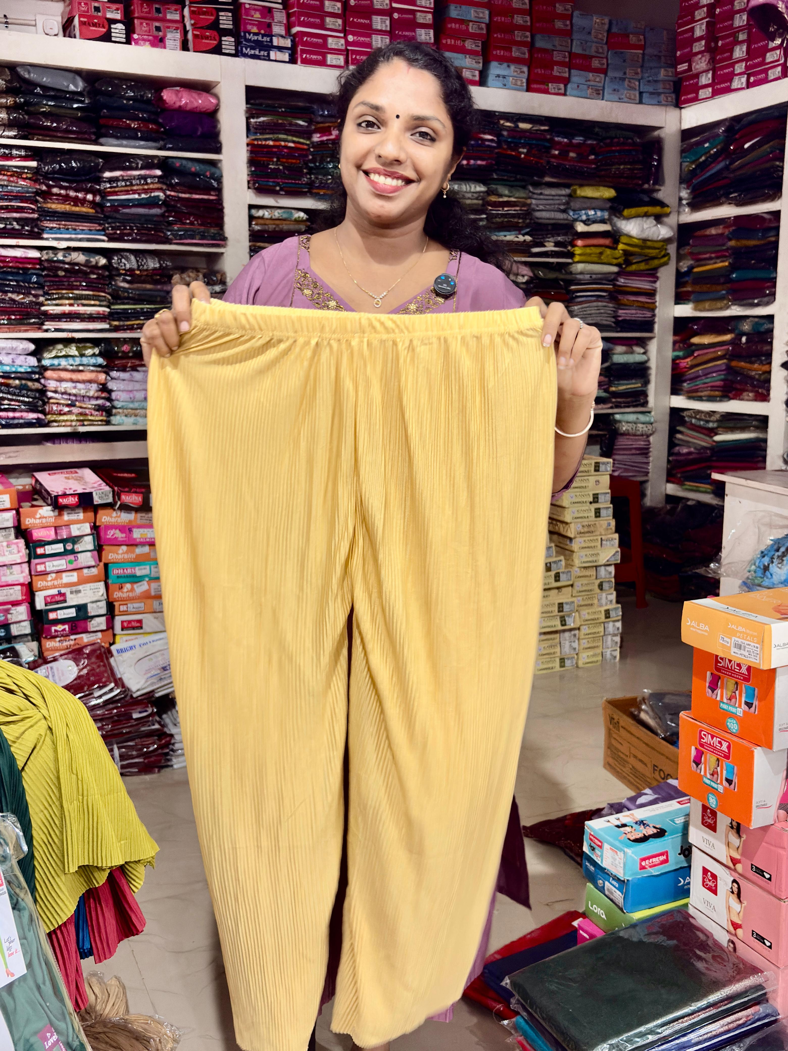 crushed strutuble palazo KDP583