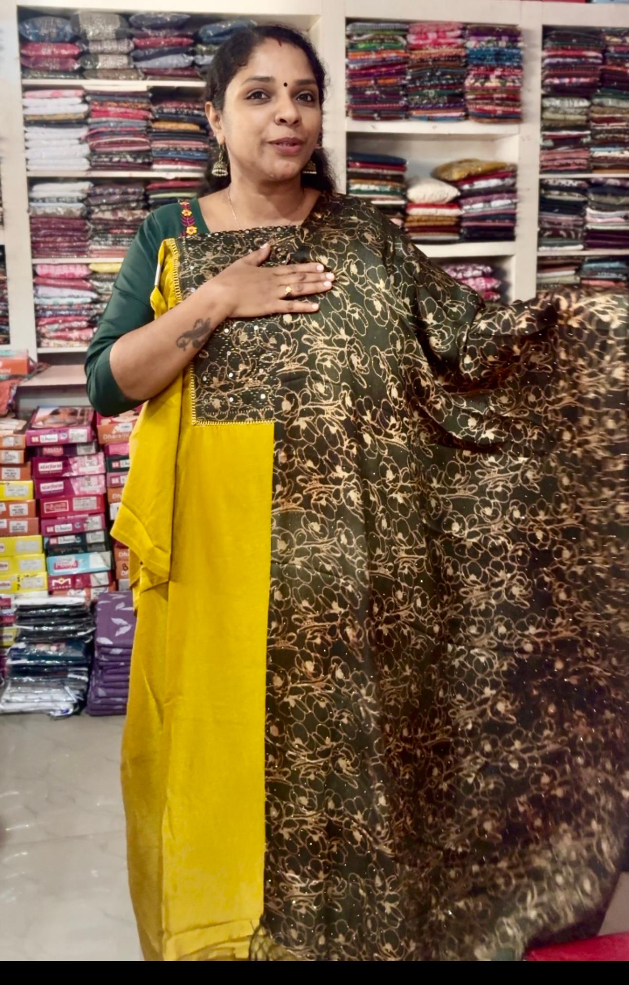 Churidar material MNC675