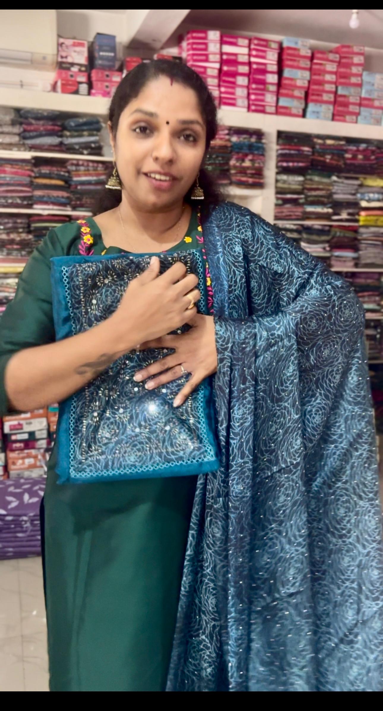 Churidar material MNC675