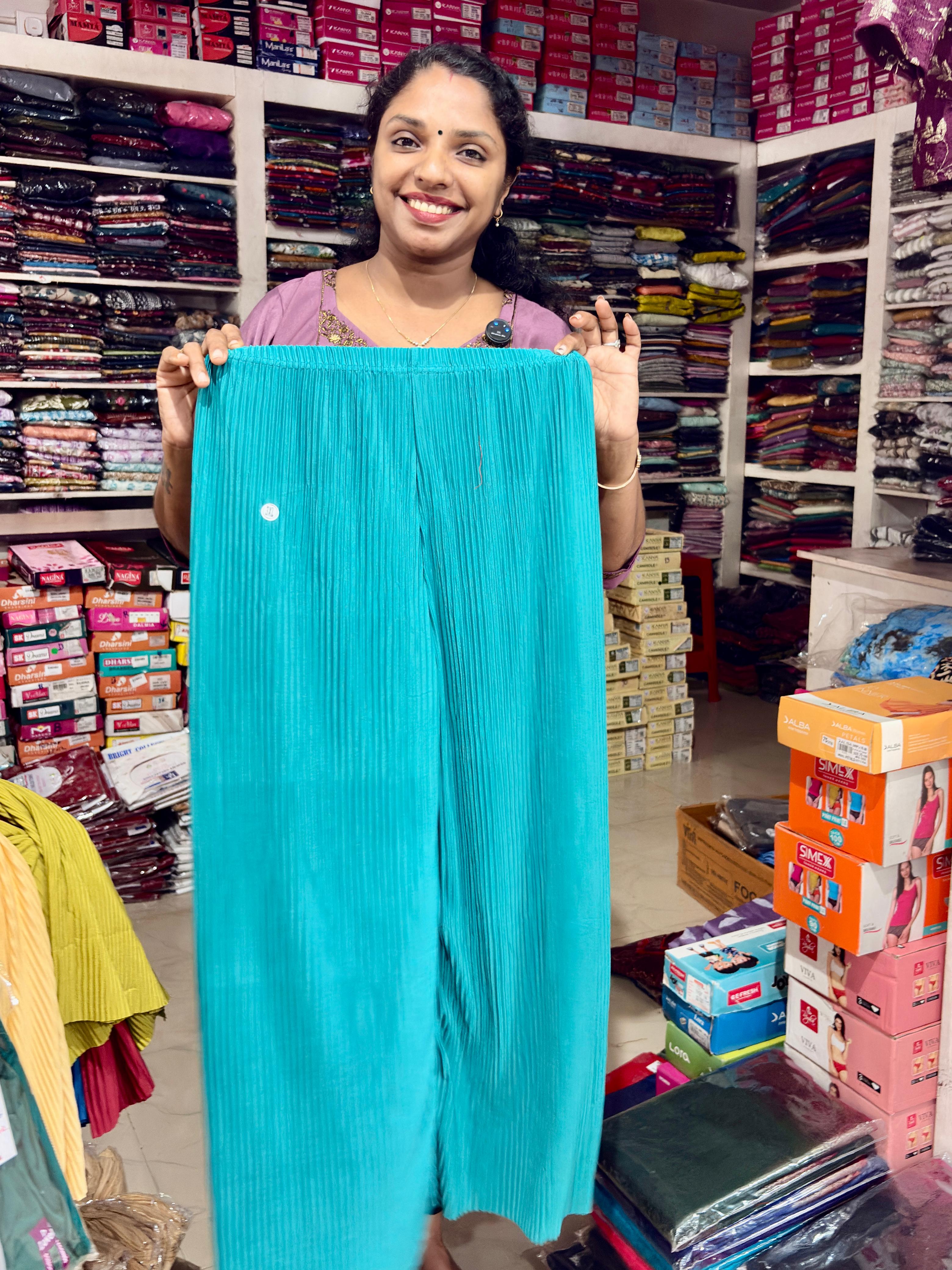 crushed strutuble palazo KDP583