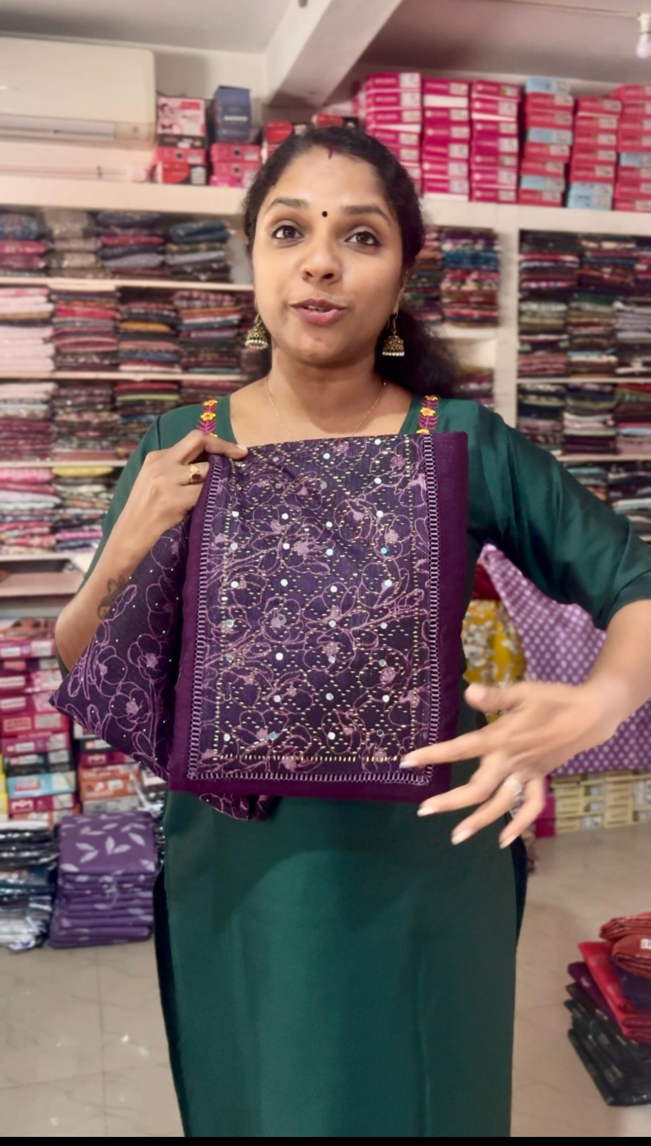 Churidar material MNC675