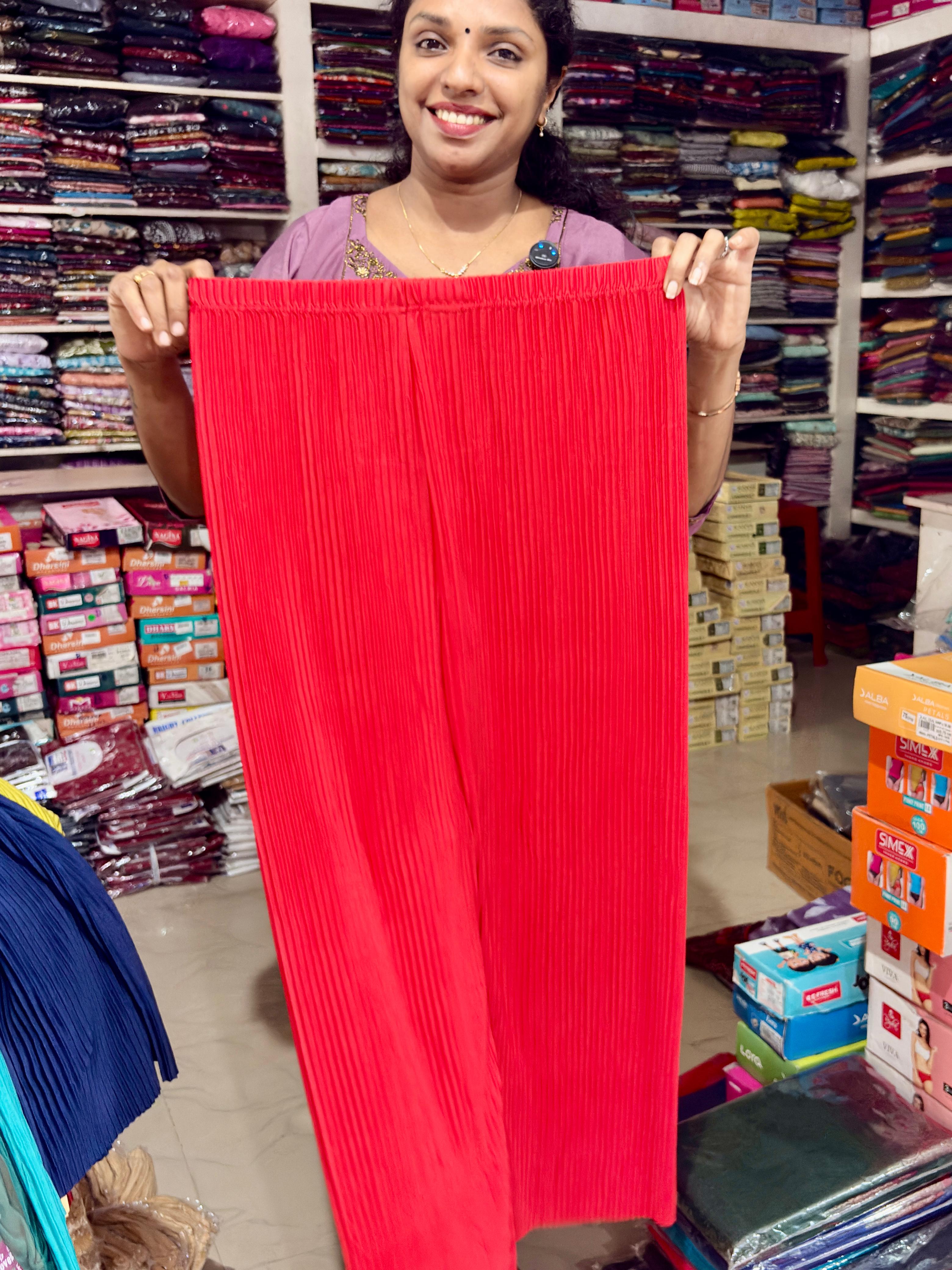 crushed strutuble palazo KDP583