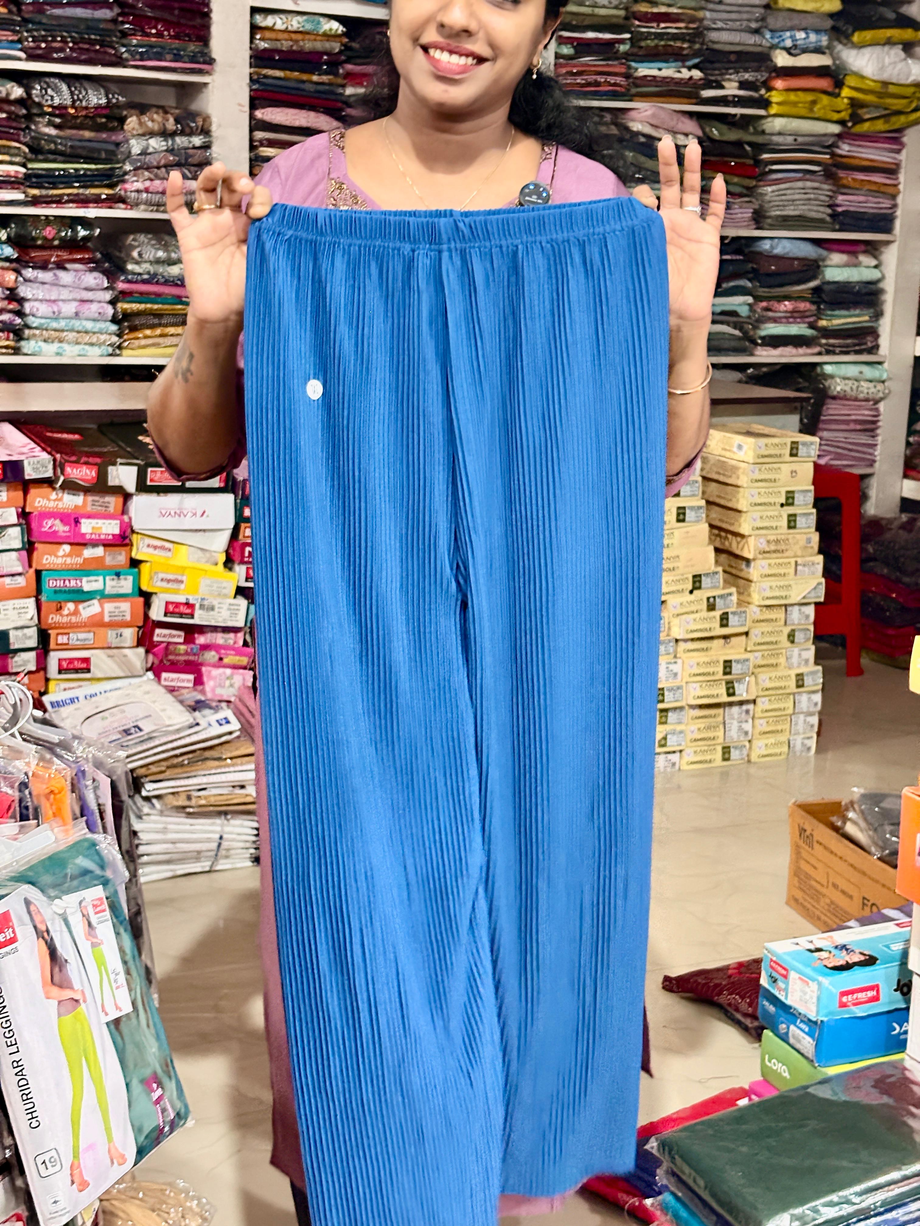 crushed strutuble palazo KDP583